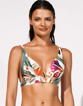 Mystic Banded Bikini Top - Noble Exotic full coverage swim tops, cute bikini tops