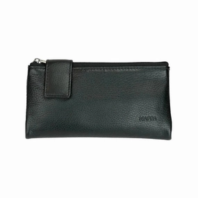 Anti-Theft Crossbody Nappa Charlotte Women Medium Leather Wallet