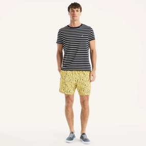 Nautica Mens 6" Printed Quick-Dry Swim mens full coverage swimwear, stylish mens swim trunks