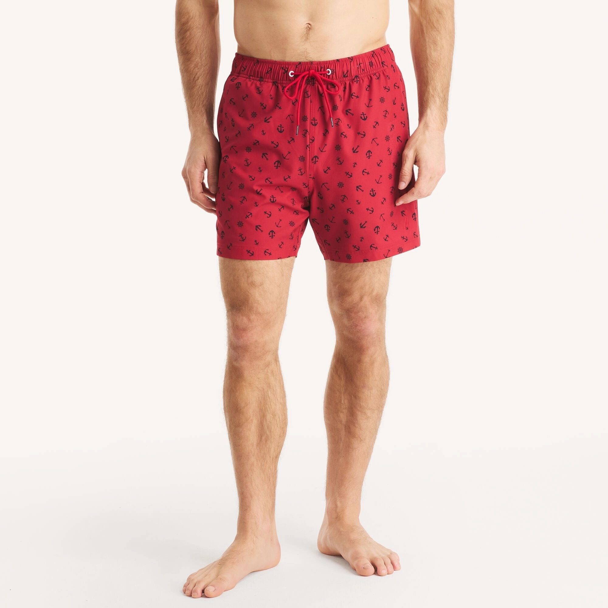 Nautica Mens 6" Printed Quick-Dry Swim
