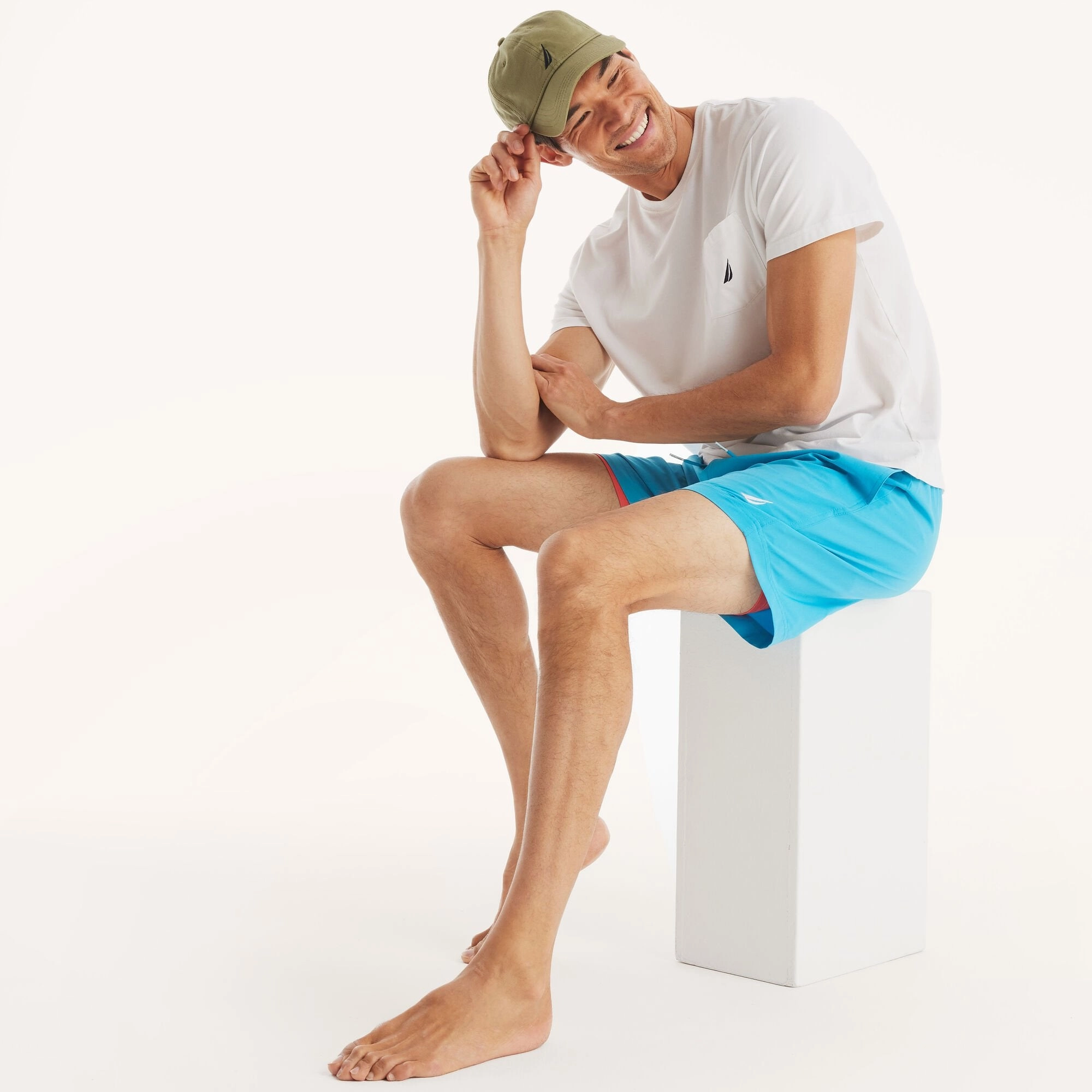 Nautica Mens 6" Quick-Dry Swim