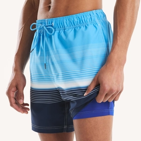 Nautica Mens 6" Quick-Dry Swim mens full coverage swimwear, stylish mens swim trunks