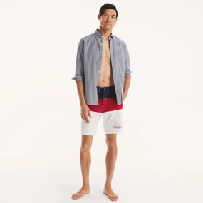 Nautica Mens 8.5" Board Quick-Dry Swim mens beach swimwear, quick dry mens swimsuits