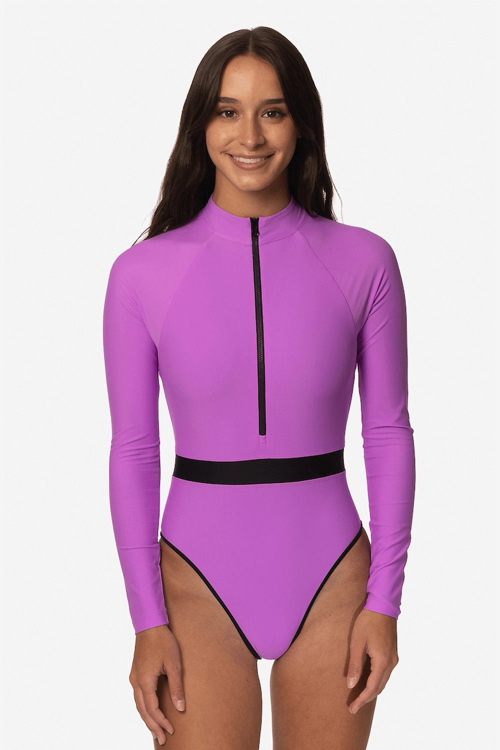 Nazare Long Sleeve Zip-Up Surf One Piece - Dreamer