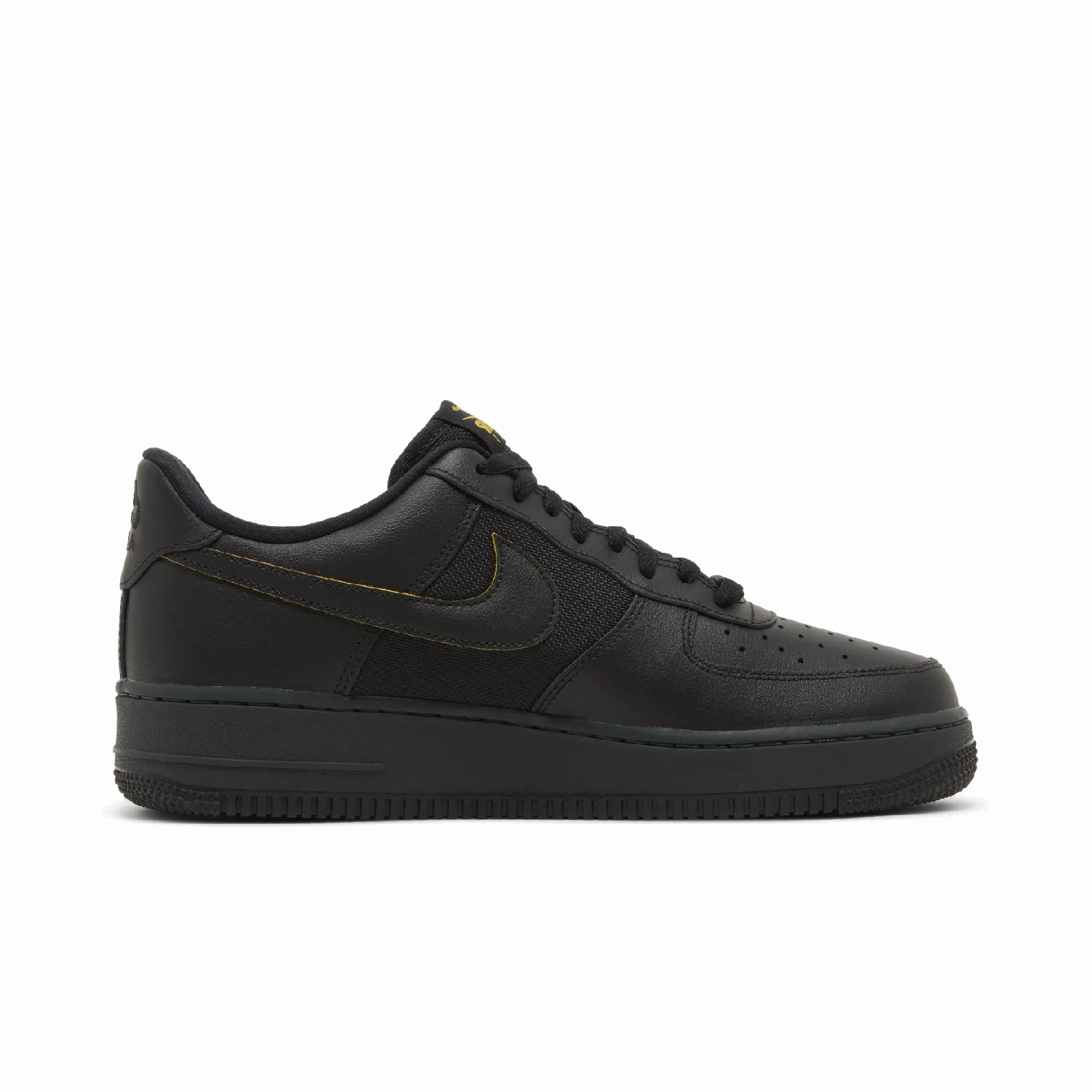 Nike Air Force 1 Low '07 Ballistic Mesh Black University Gold