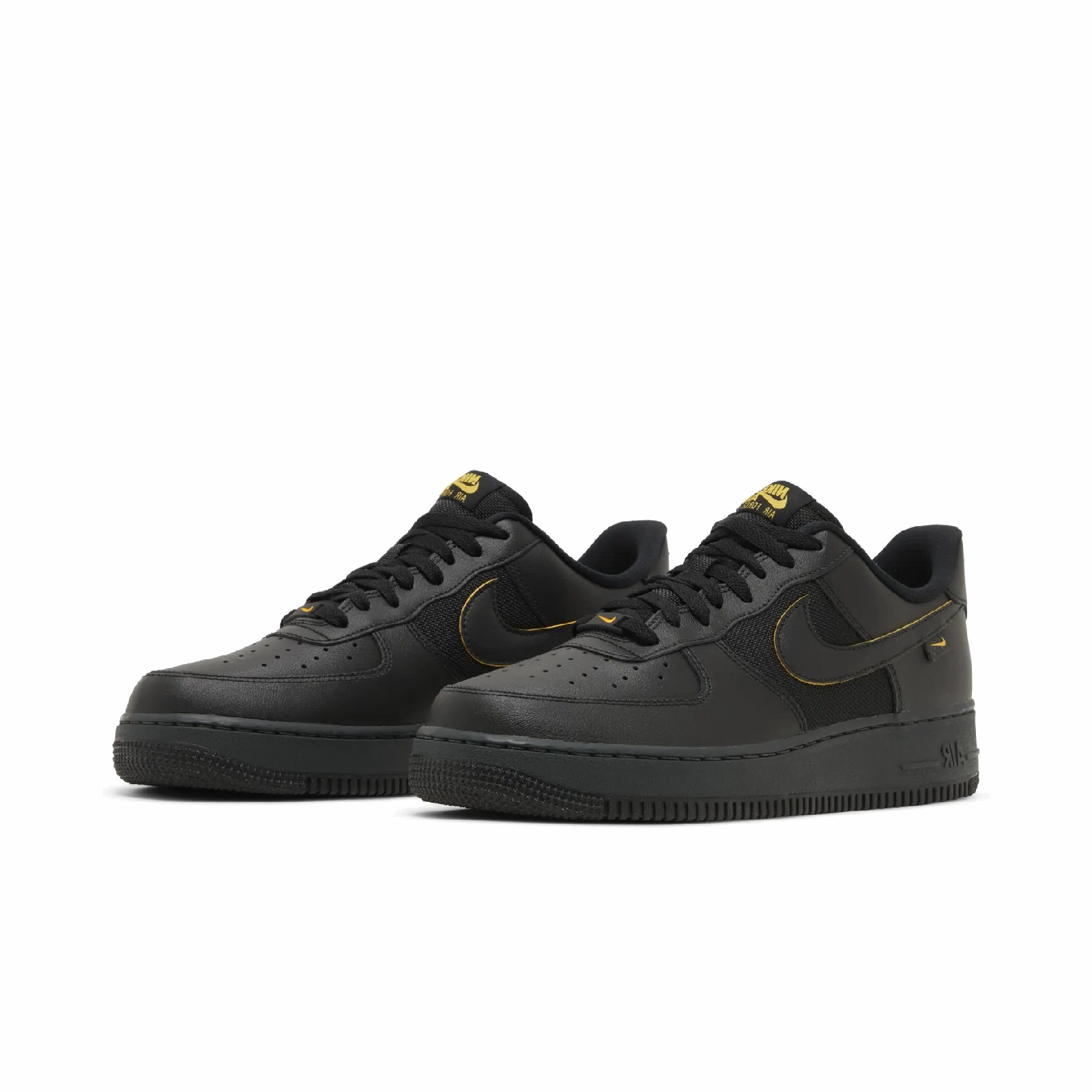 Nike Air Force 1 Low '07 Ballistic Mesh Black University Gold