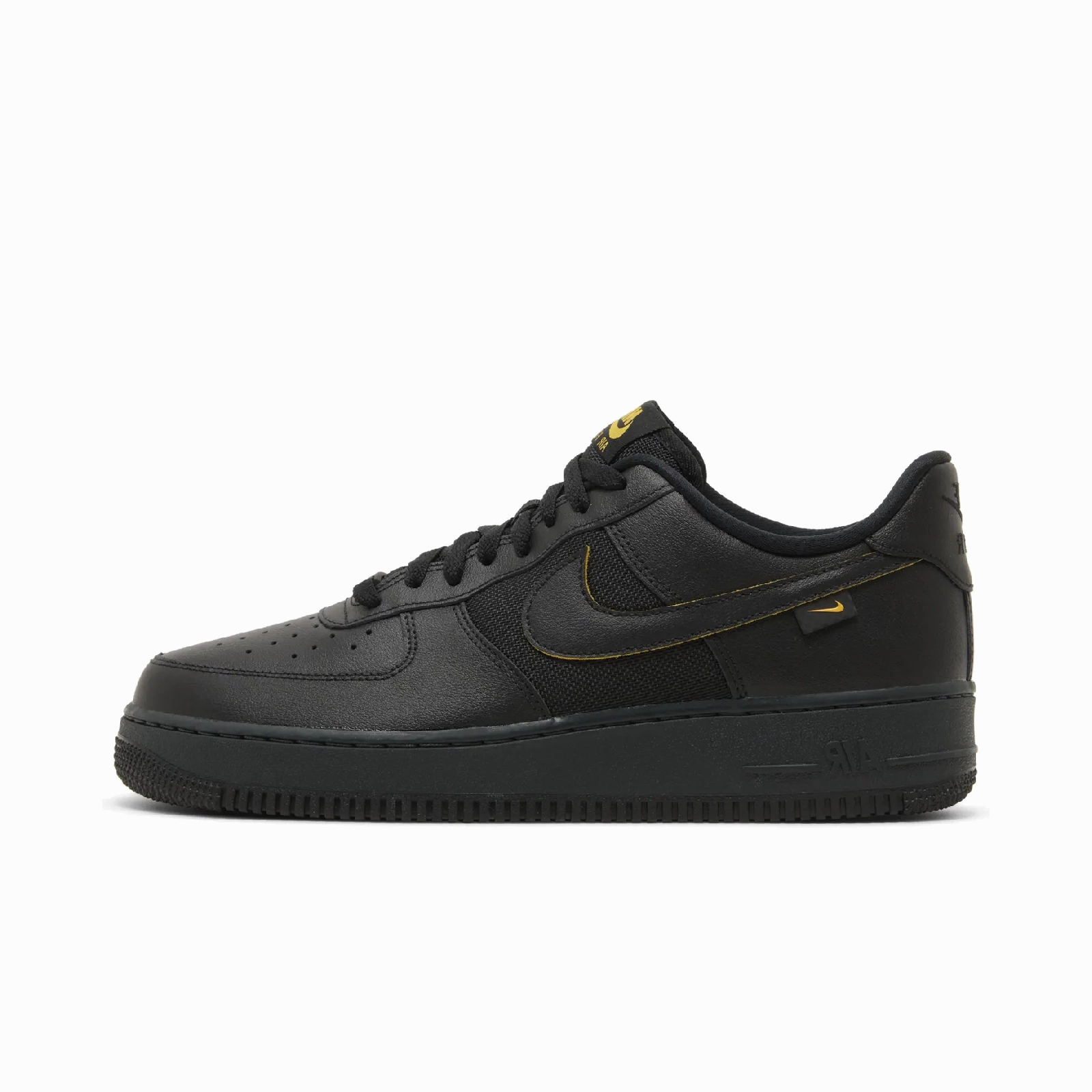 Nike Air Force 1 Low '07 Ballistic Mesh Black University Gold