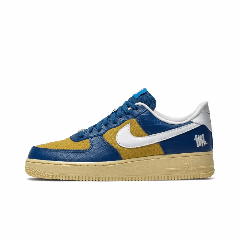 Nike Air Force 1 Low SP Undefeated 5 On It Blue Yellow Croc