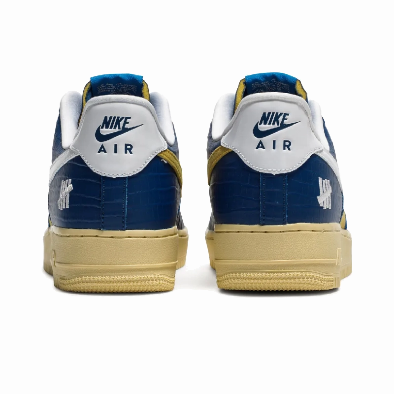 Nike Air Force 1 Low SP Undefeated 5 On It Blue Yellow Croc