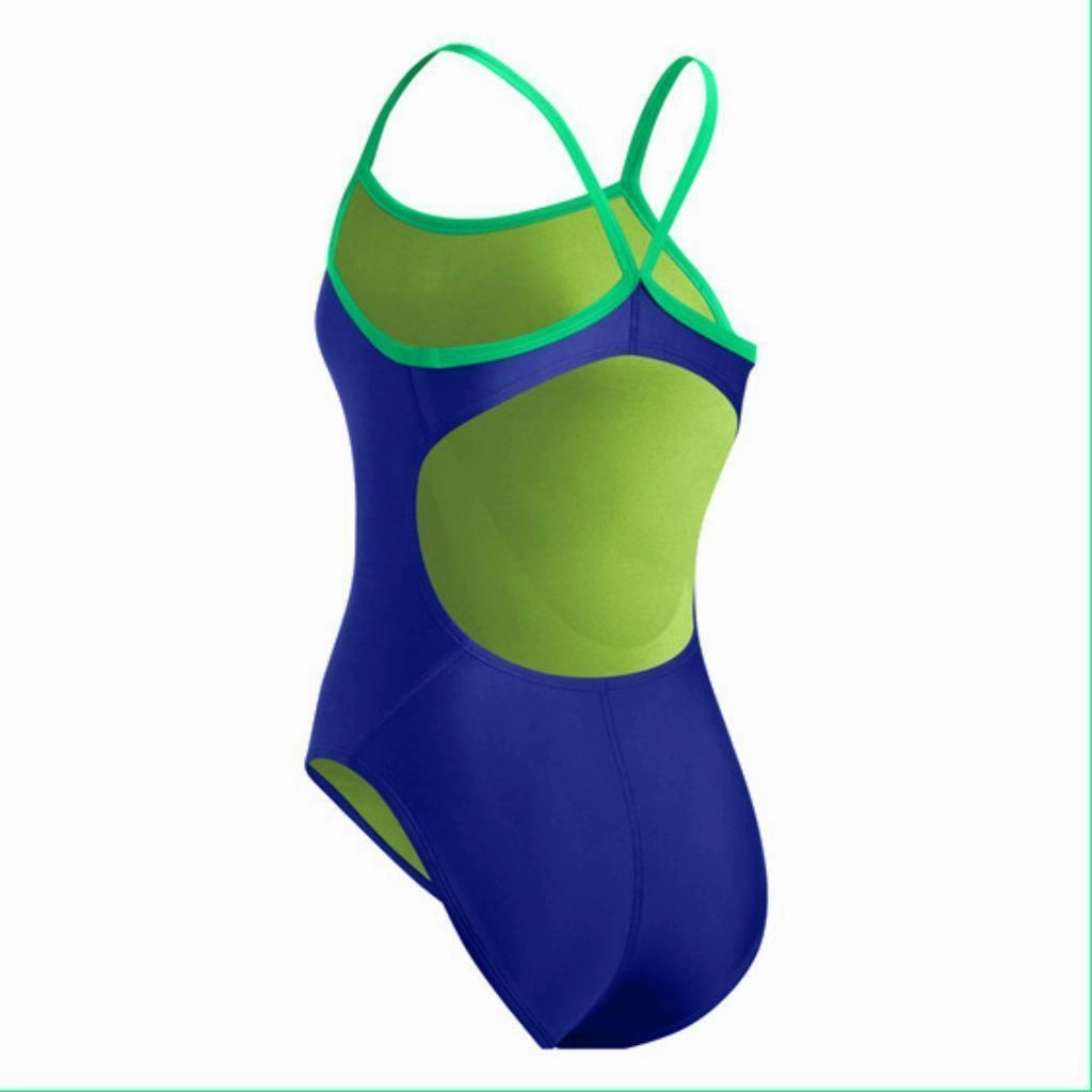 Nike Big Swoosh Women's Swimsuit - Blue Green