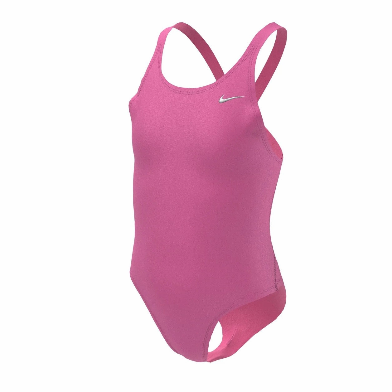 Nike Hydrastrong Solid Fastback Junior Girls One Piece - Hyper Pink swim training suits women, performance one piece swimsuits