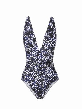 Niki One Piece Animal Dot fashionable beach swimwear, modern womens bikinis