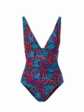 Niki One Piece In Bloom high waist swimwear women, swimsuit for women beachwear
