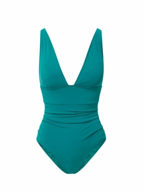 Niki One Piece Petrol fashionable beach swimwear, modern womens bikinis