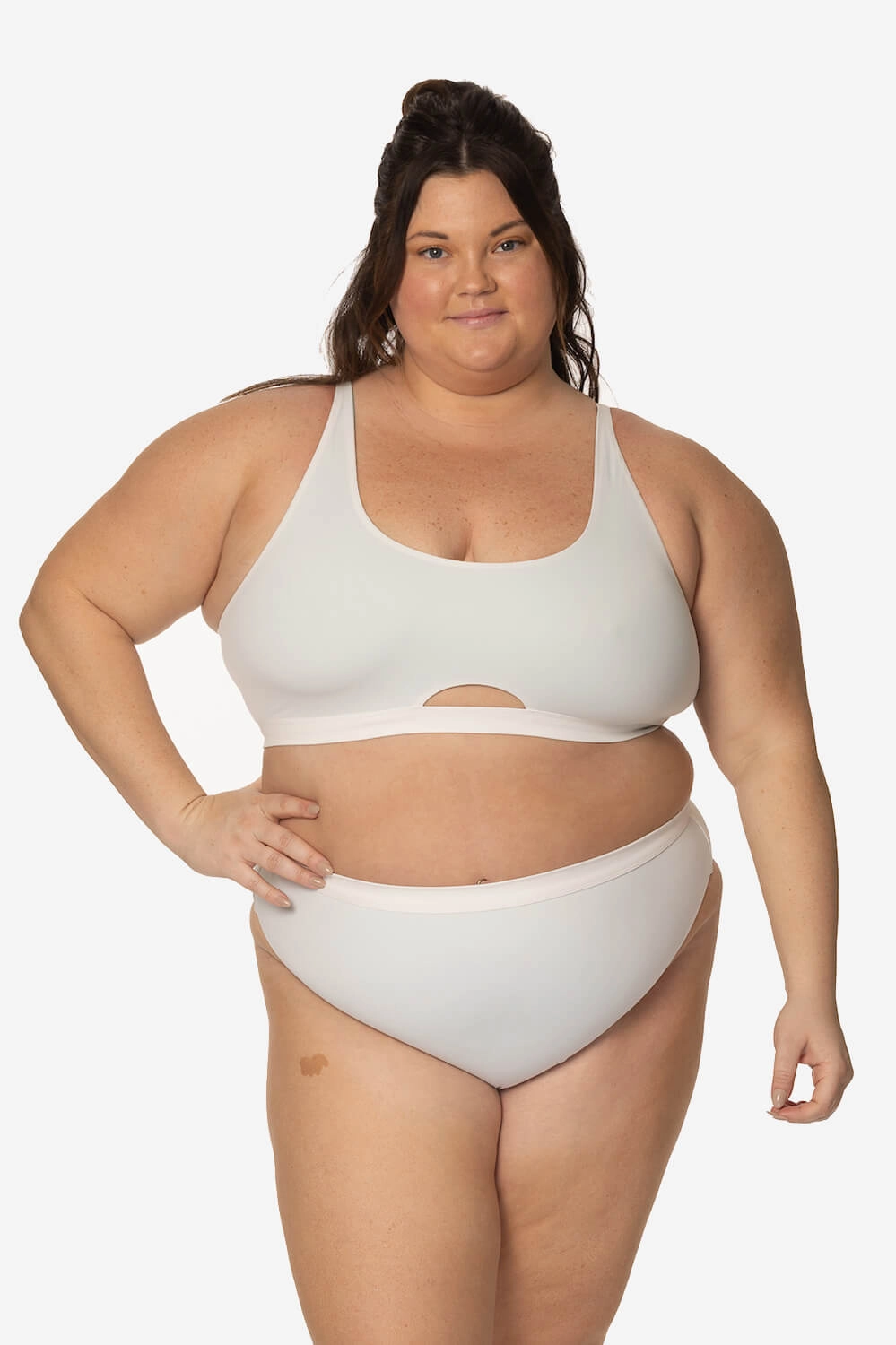 Nora Bikini Bottom - White