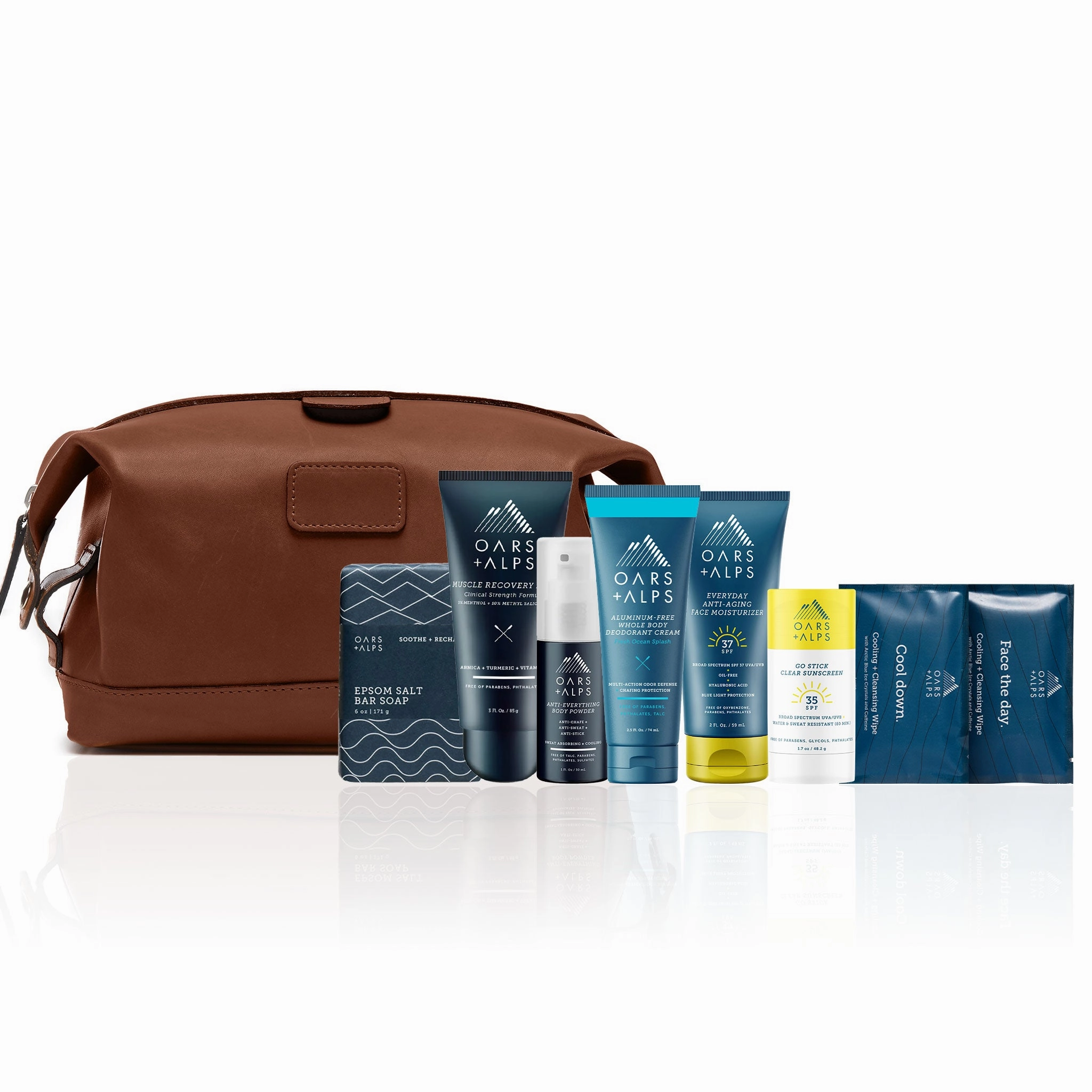 Business Trip Bag Oars   Alps Leather Ryder Limited Edition Gift Set