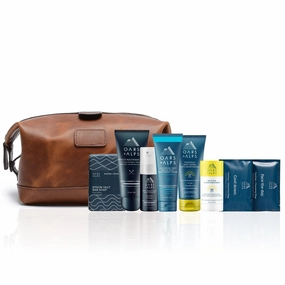 Oars   Alps Leather Ryder Limited Edition Gift Set Rolling Luggage Travel Satchel Bag