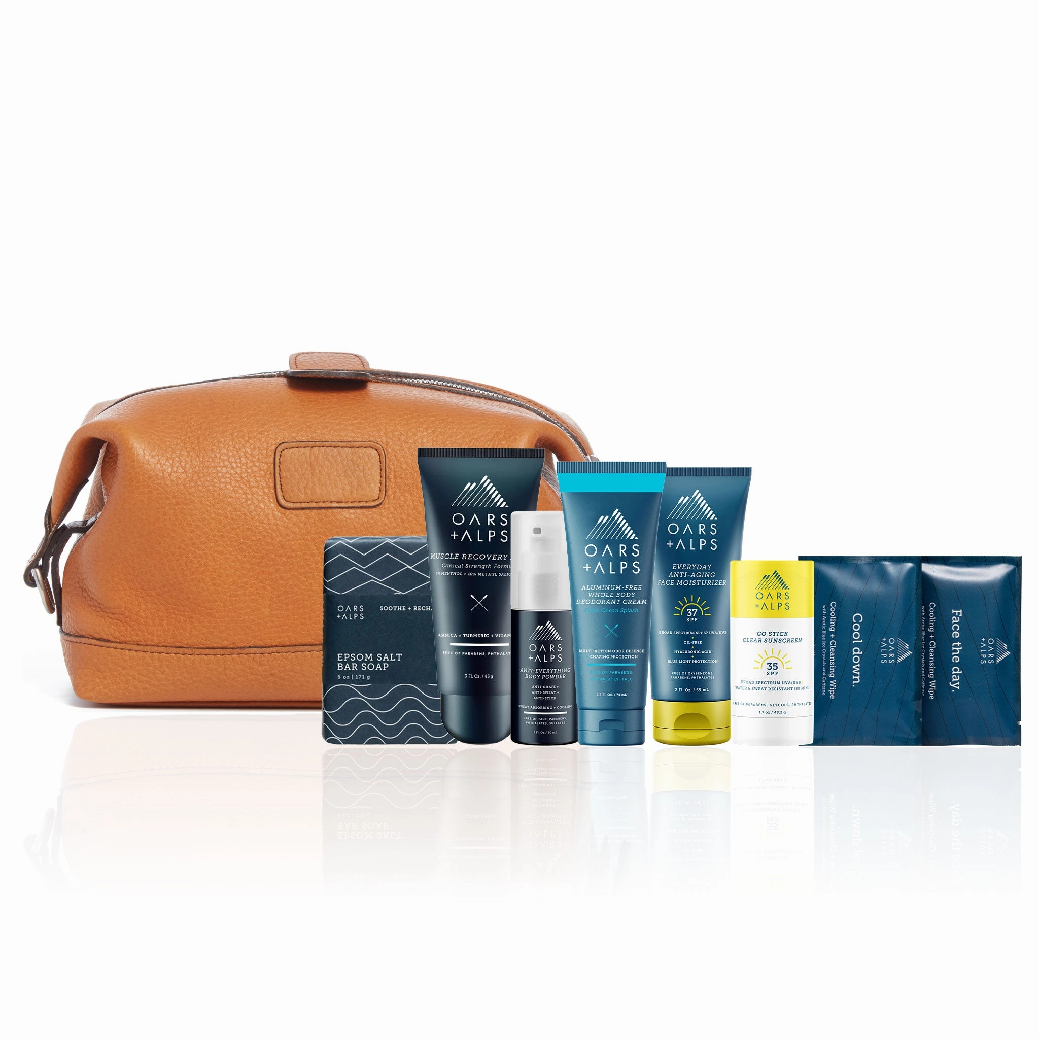 Oars   Alps Leather Ryder Limited Edition Gift Set Travel Document Bag