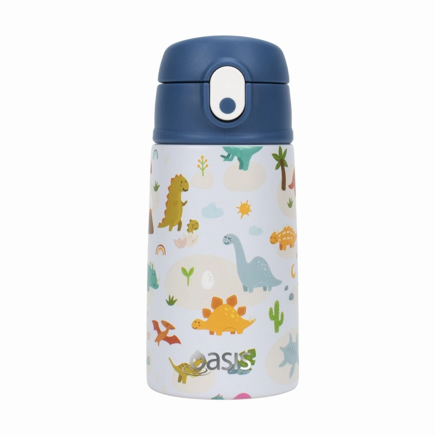 Oasis Kids Water Bottle With Sipper Silicone Straw 400Ml Today Only Savings