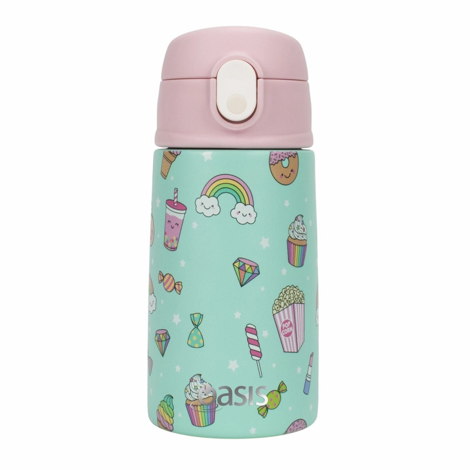 Mega Savings Now Oasis Kids Water Bottle With Sipper Silicone Straw 400Ml