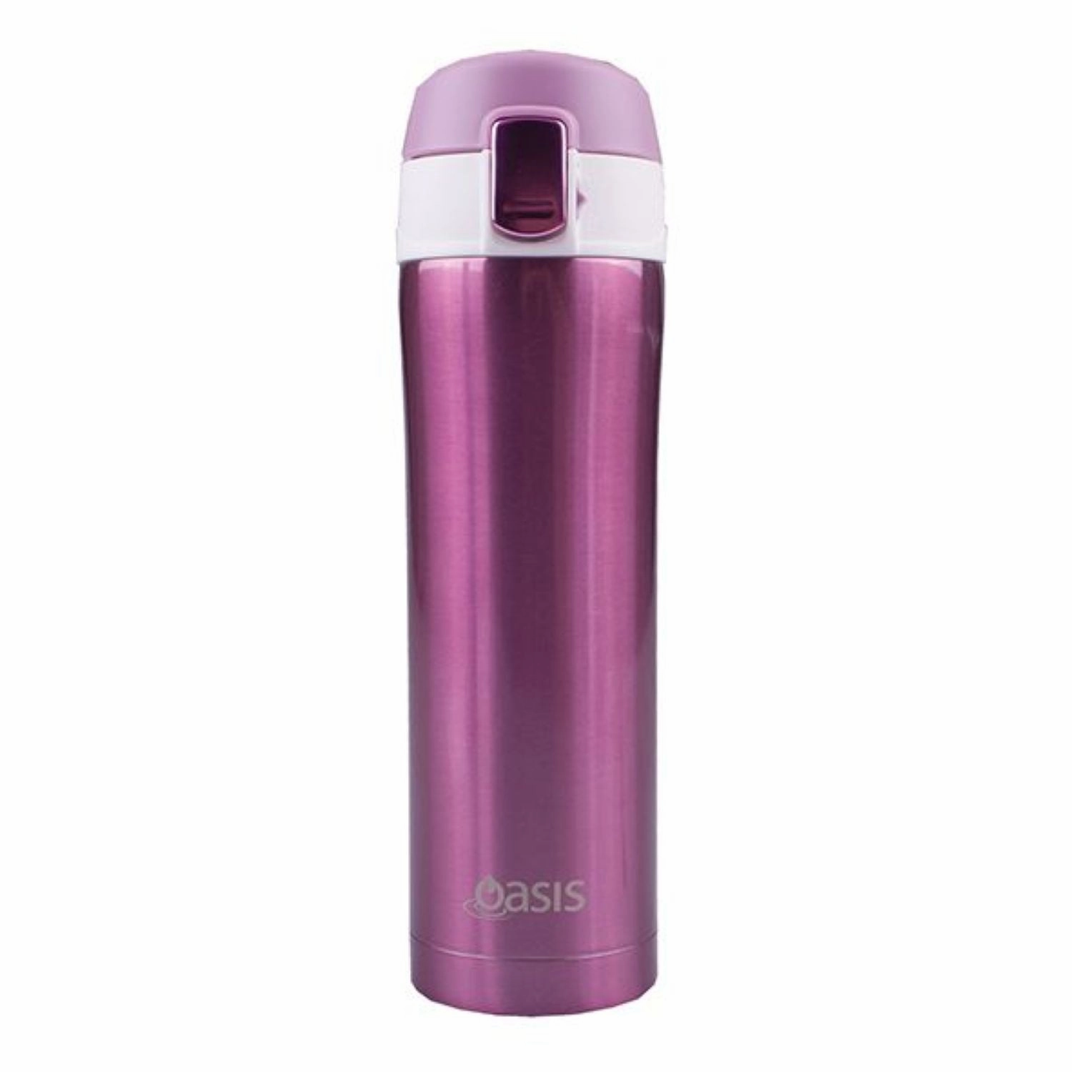 Online Deal Frenzy Special Offer Inside Oasis Stainless Steel Flip-Top Vacuum Flask Insulated Water Bottle 450Ml