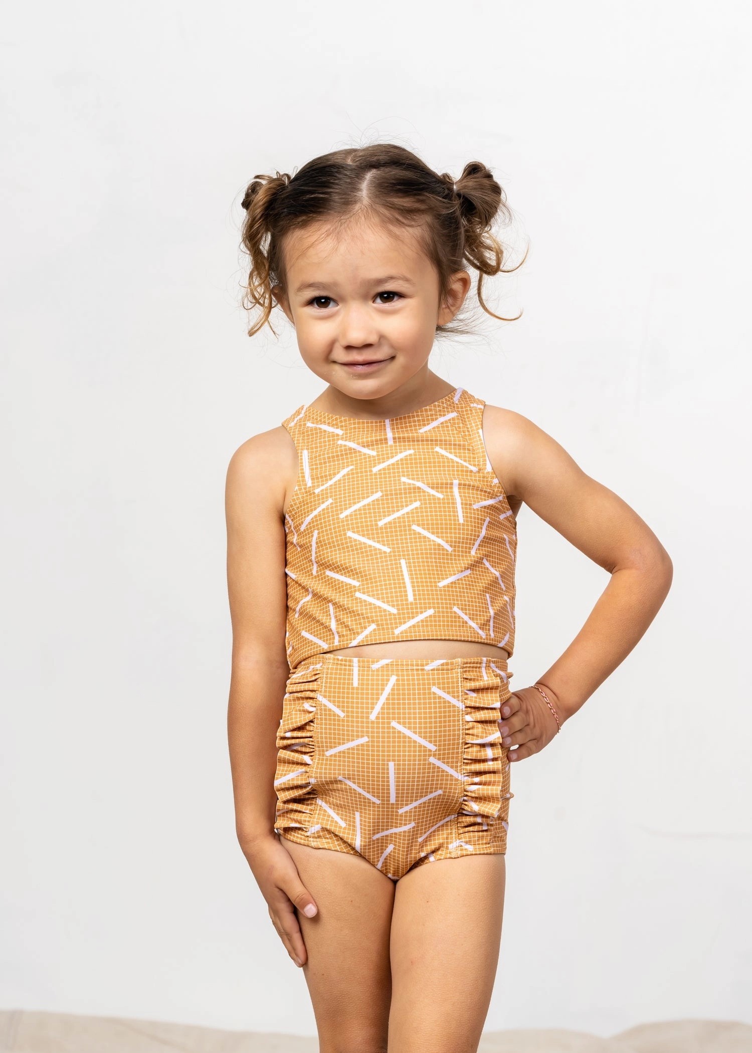 Off The Grid | Mini Down in Front Ruffle Bottoms