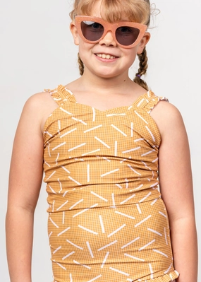 Off The Grid | Youth Ripple Top cute girls swimsuits, stylish swimwear for girls