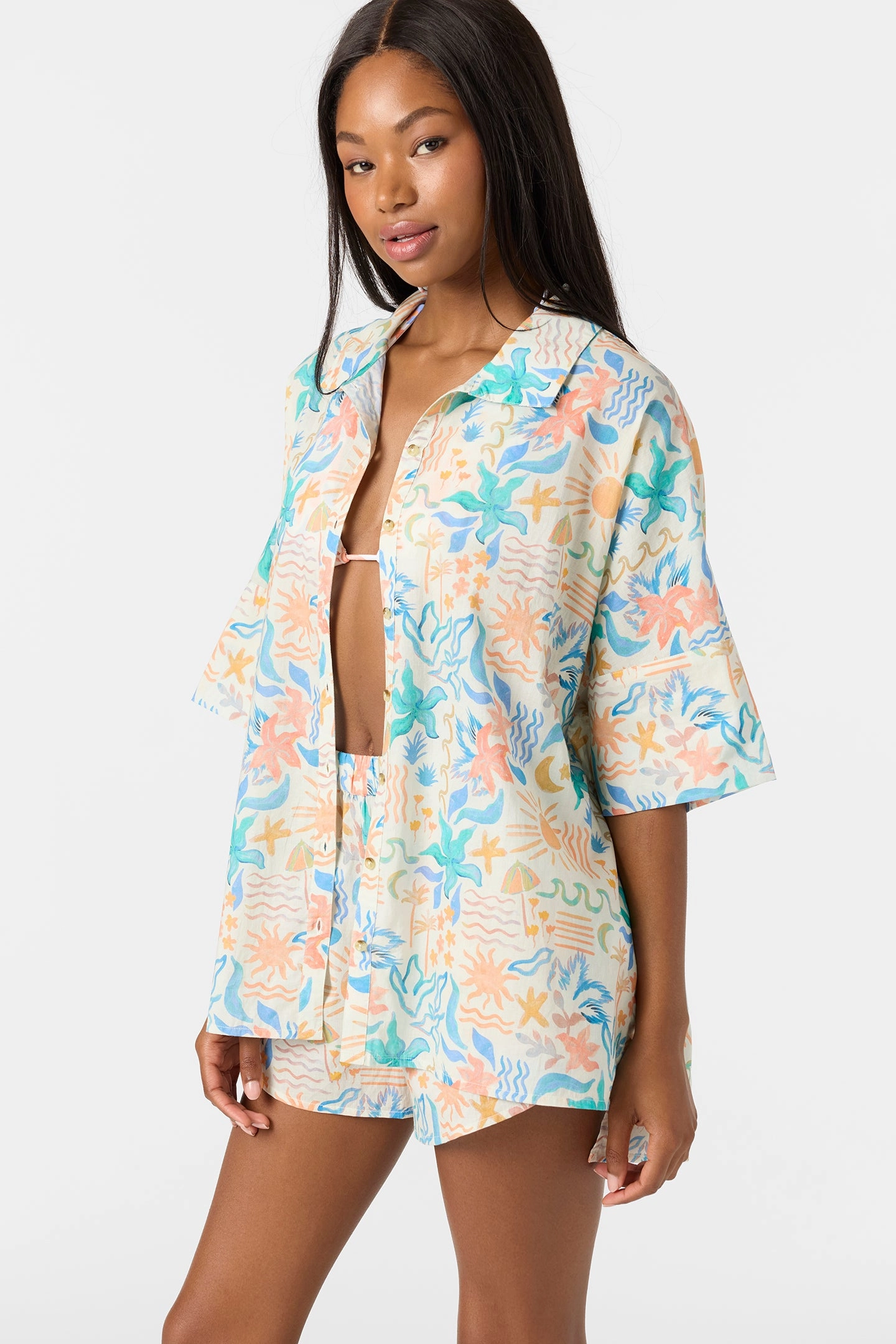 OLIVIA BAHIA COVER-UP SHIRT
