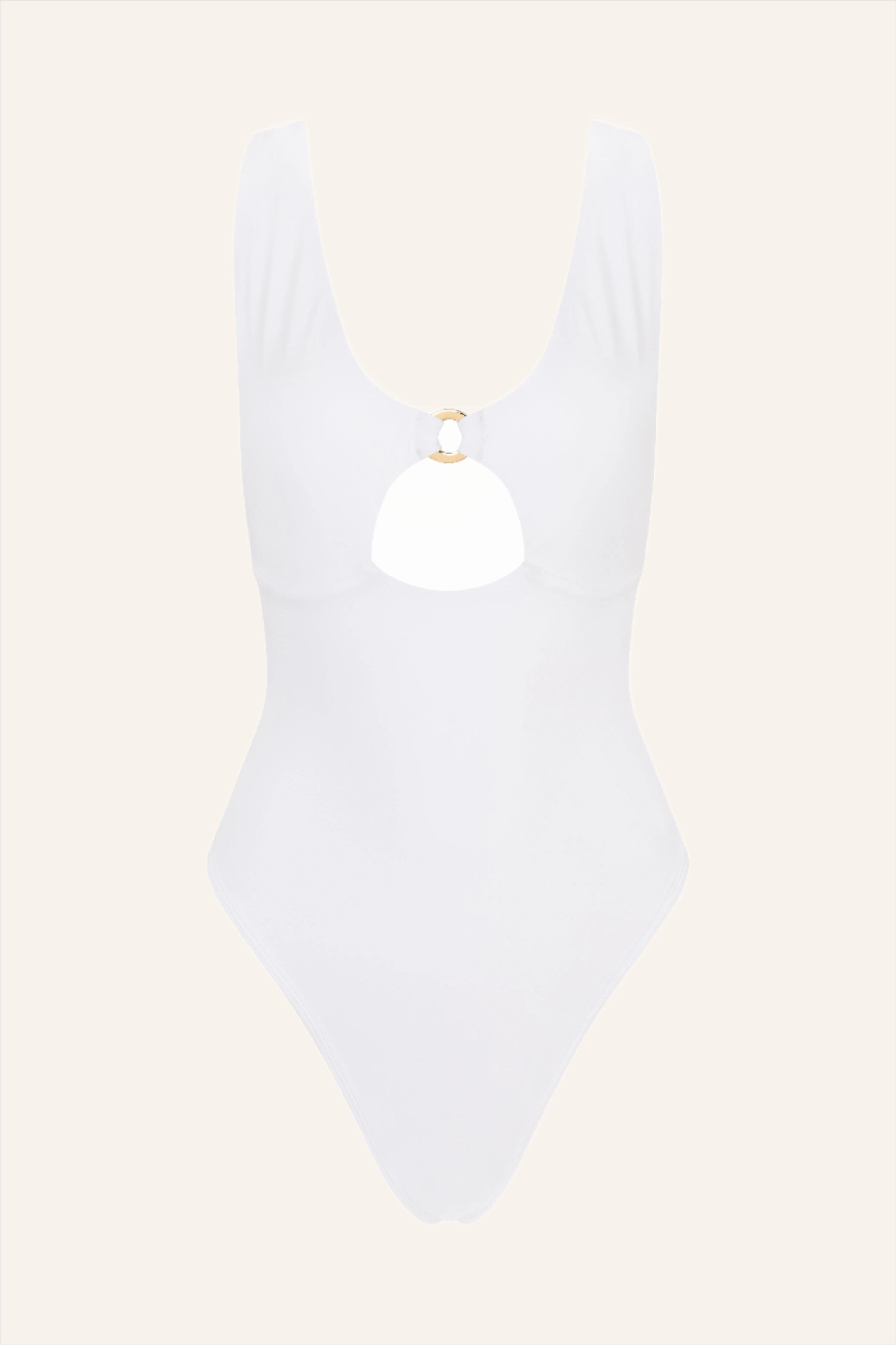 One Piece Cutout White
