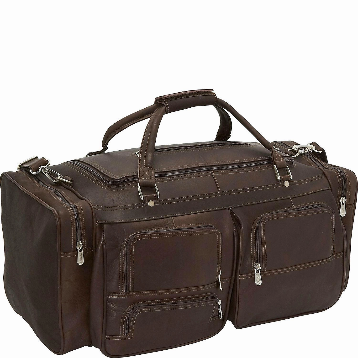 Piel 24" Duffel With Pockets Luggage Organizer
