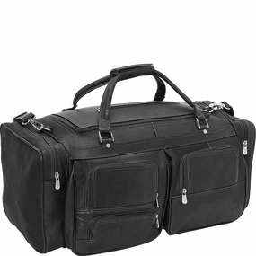 Travel Hygiene Kit Vacation Gear Piel 24" Duffel With Pockets