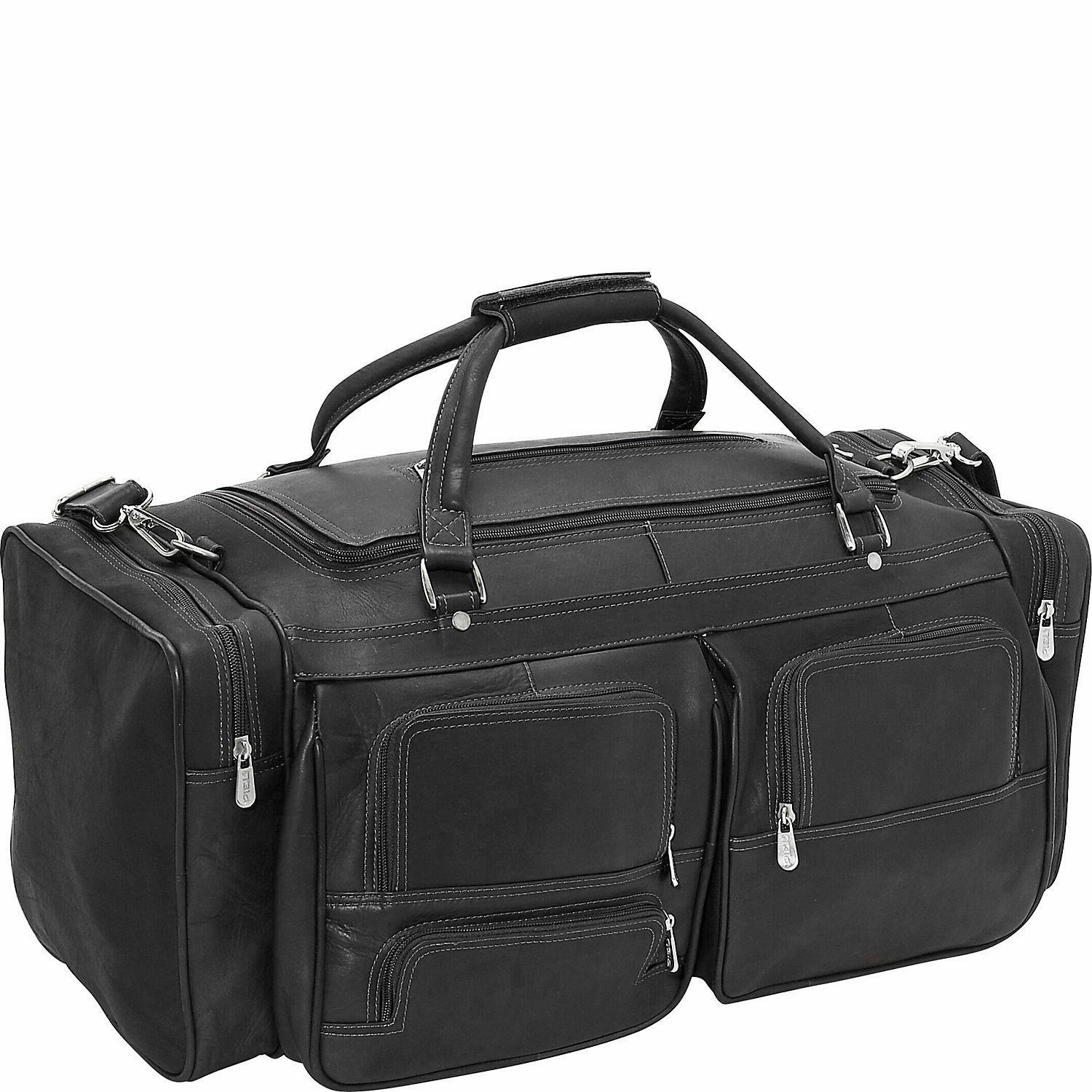 Travel Hygiene Kit Vacation Gear Piel 24" Duffel With Pockets