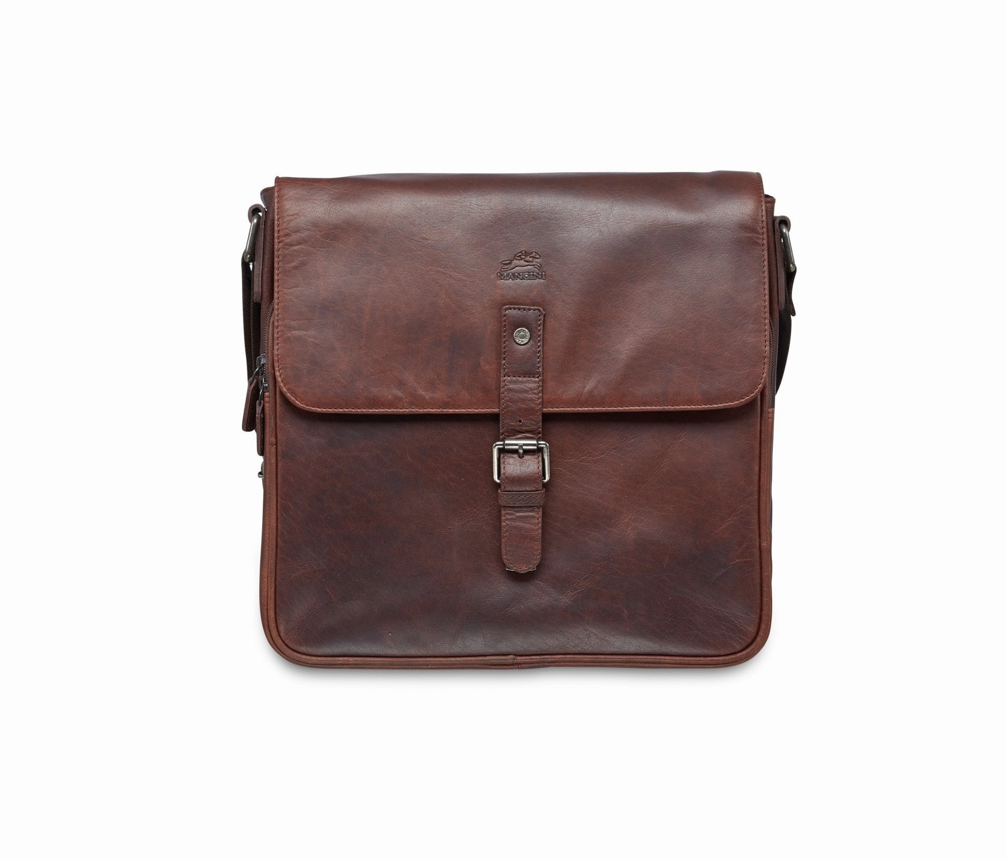 Travel Card Case Mancini Buffalo Messenger Bag For 12'' Laptop / Tablet (Rfid Blocking)