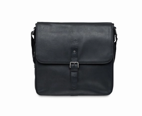 Mancini Buffalo Messenger Bag For 12'' Laptop / Tablet (Rfid Blocking) Anti-Theft Handbag