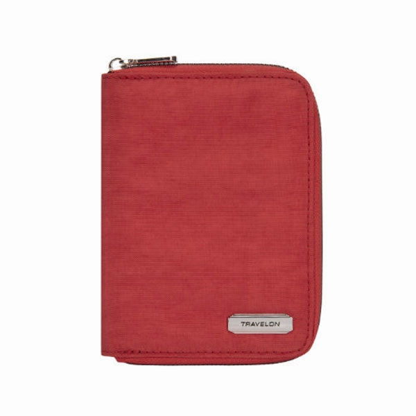 Anti-Rfid Zip Passport Holder Security Pouch