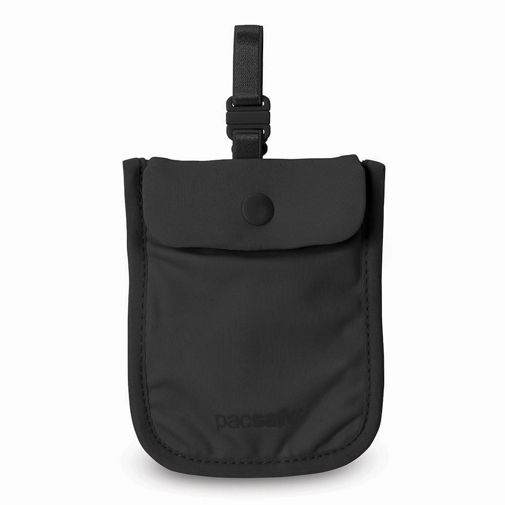 Pacsafe Coversafe S25 Secret Travel Bra Pouch RFID Card Organizer Anti-Theft Zip Wallet