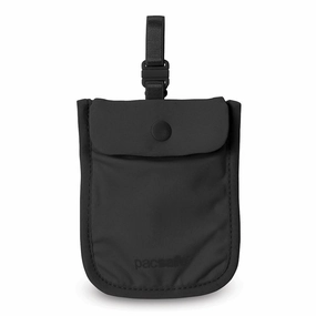 Pacsafe Coversafe S25 Secret Travel Bra Pouch RFID Card Organizer Anti-Theft Zip Wallet