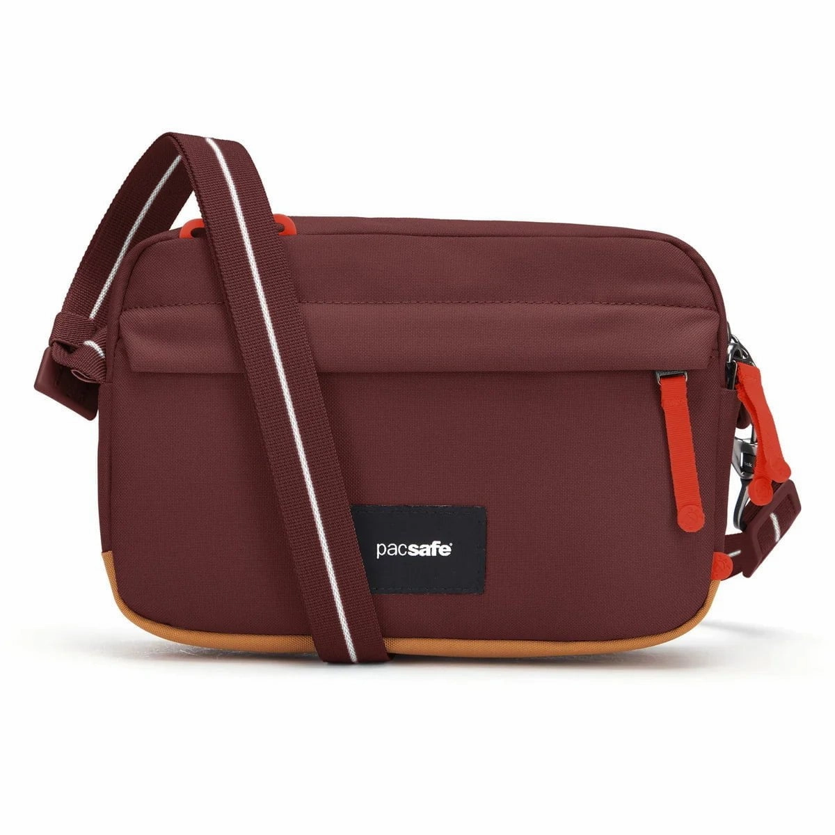 Pacsafe Go Anti-Theft Crossbody Bag - Garnet Red Travel Security Pocket
