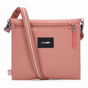 Pacsafe Go Crossbody Pouch - Rose RFID Blocking Clutch RFID Blocker Case
