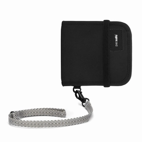 Secure Travel Case Pouch Travel Luggage Protector Pacsafe Rfidsafe V100 Anti-Theft Rfid Blocking Bi-Fold Wallet