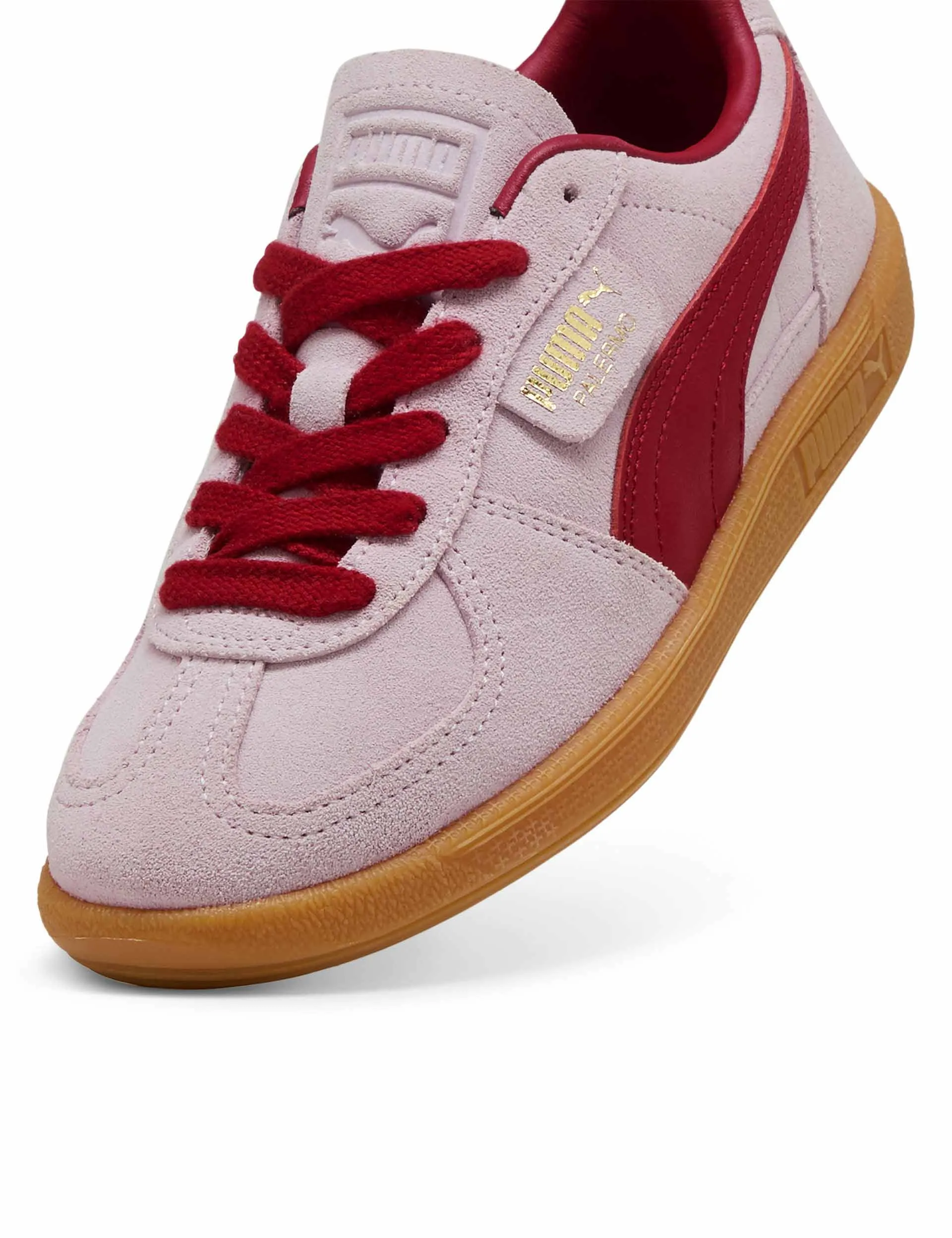 Palermo Sneakers - Rose Mauve/Dark Crimson