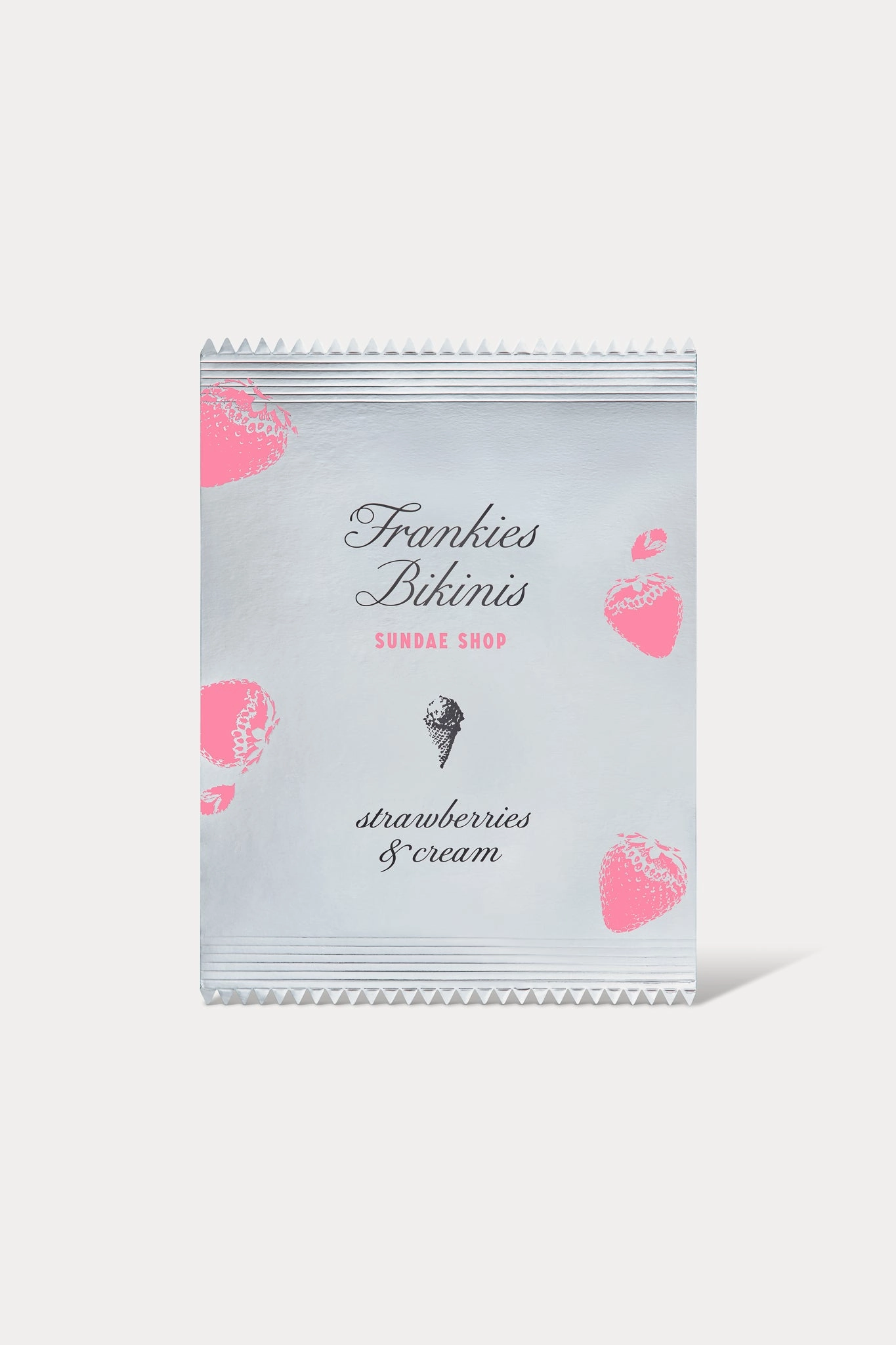 Paradise Halter Bikini Top - Strawberries & Cream