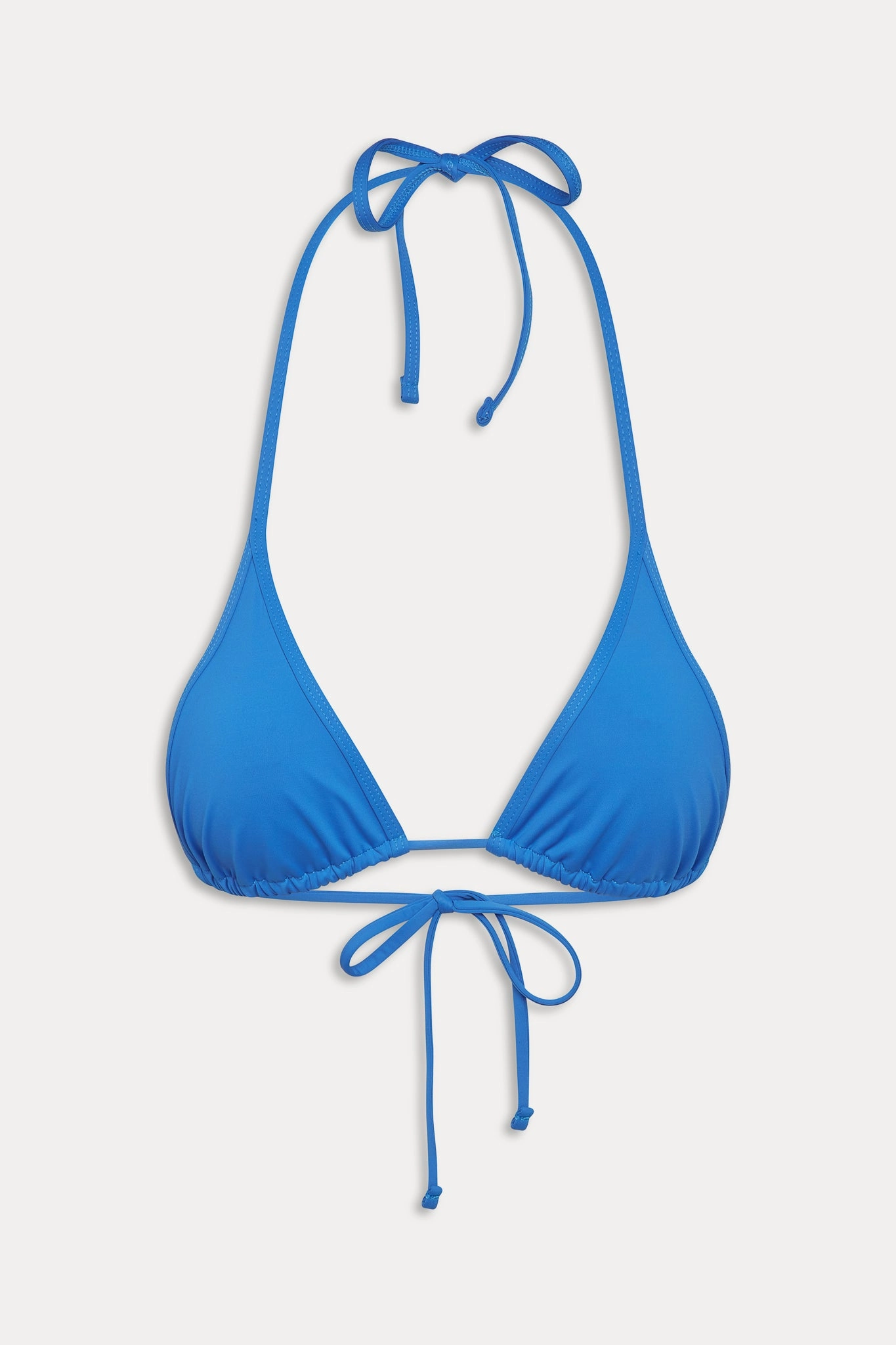 Paradise Micro Halter Bikini Top - Lake Blue