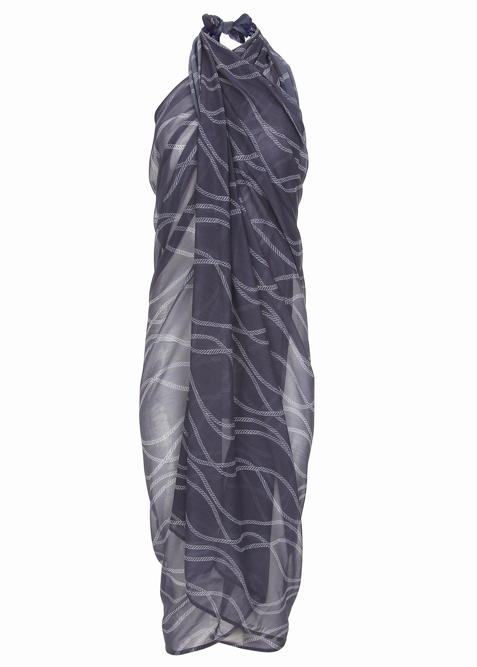 Pareo Cover-Up - Navy Ropes