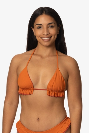 Pavones Bikini Top - Ginger all types of swimwear, full coverage swimwear for all ages
