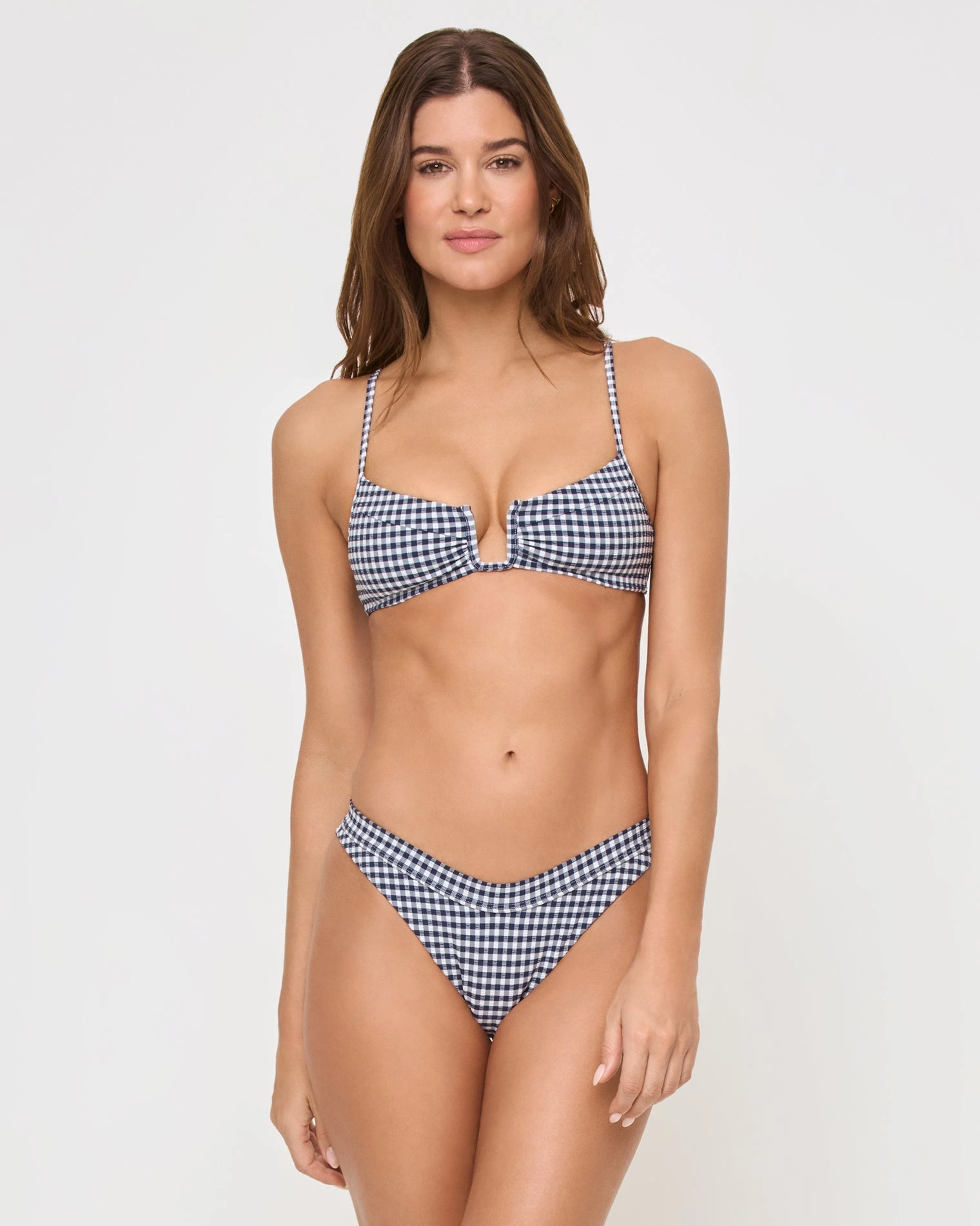 Peyton Bikini Top - Atta Girl Gingham