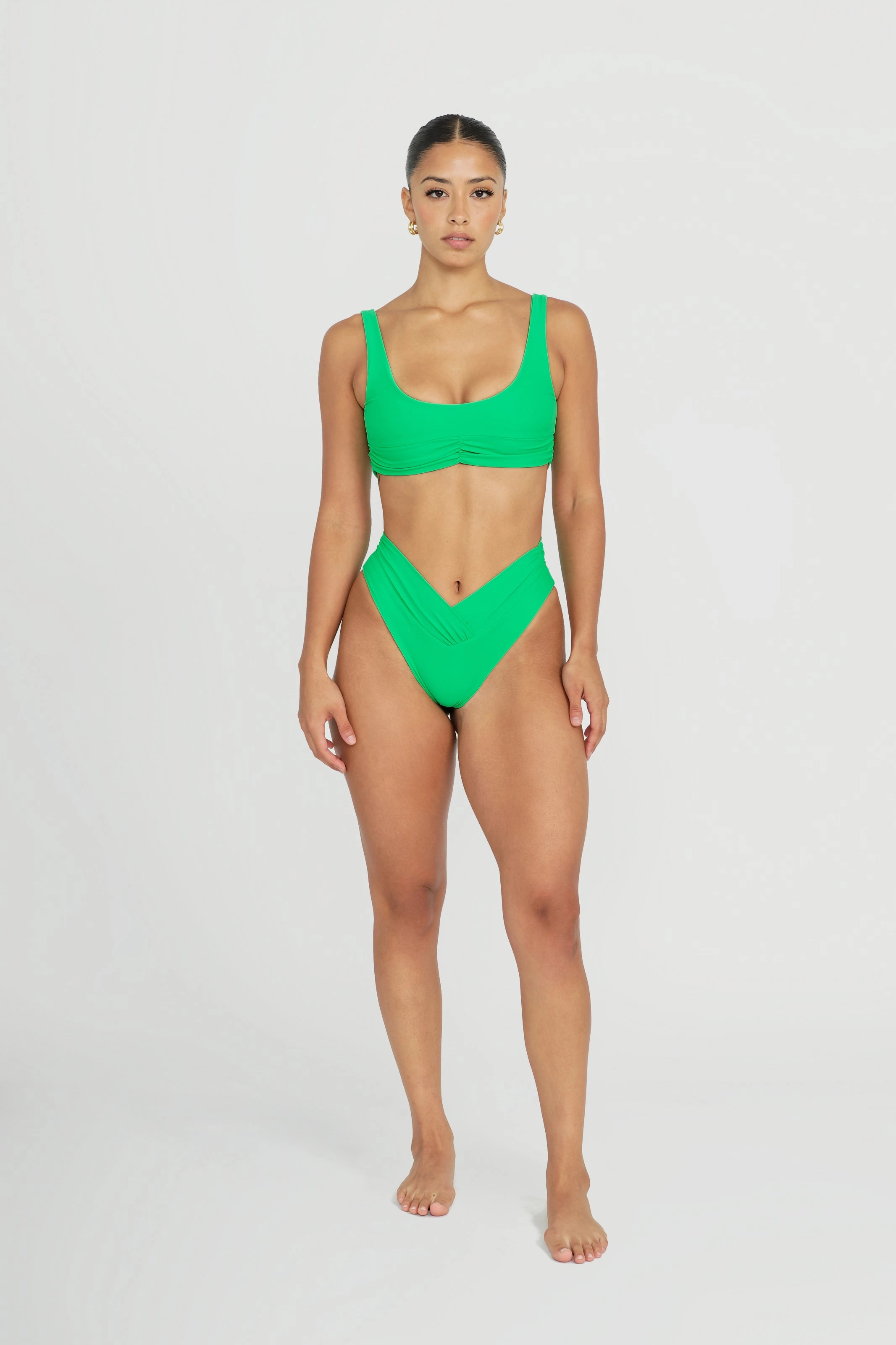 Pico Top - Bermuda soft fabric swimwear women, resort swimwear for ladies