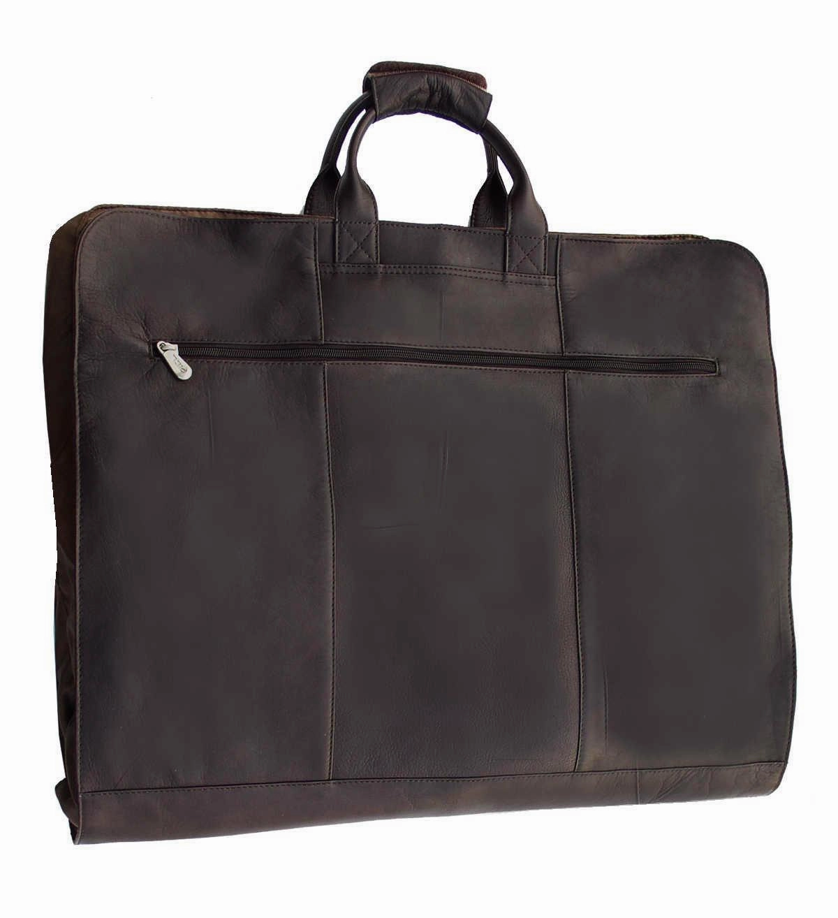 Piel Leather 42" Garment Cover Portable Luggage