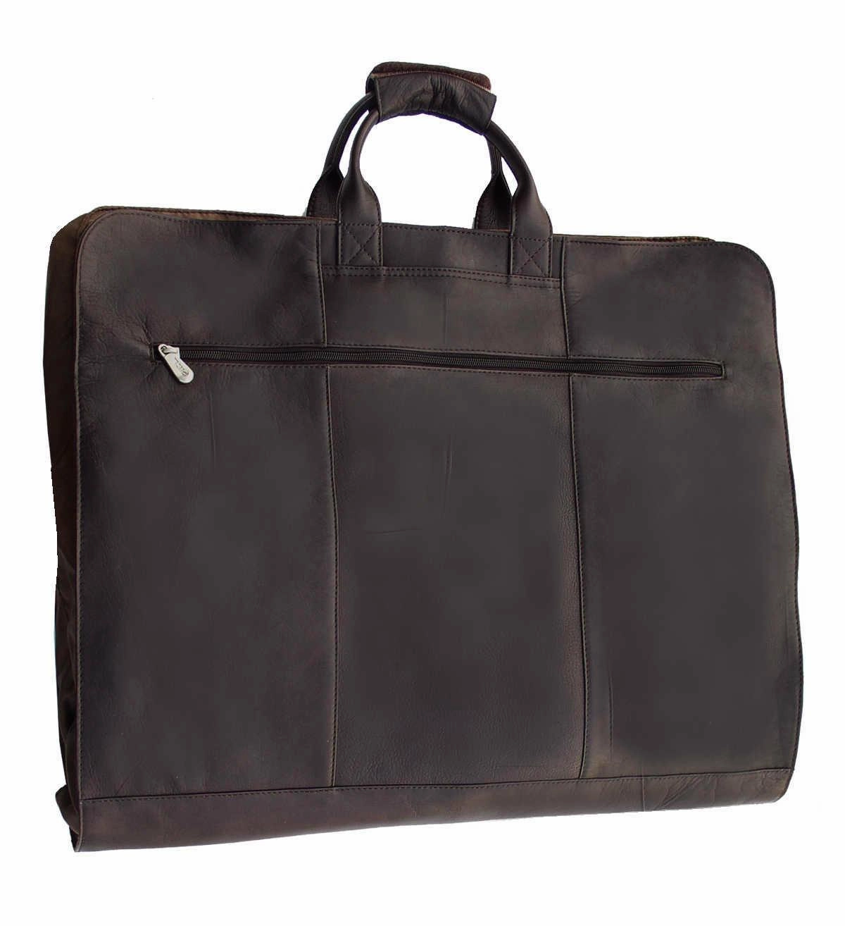 Piel Leather 42" Garment Cover Travel Essentials Pouch