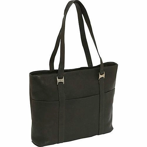 Piel Leather Computer Tote Bag Travel Duffle Pack